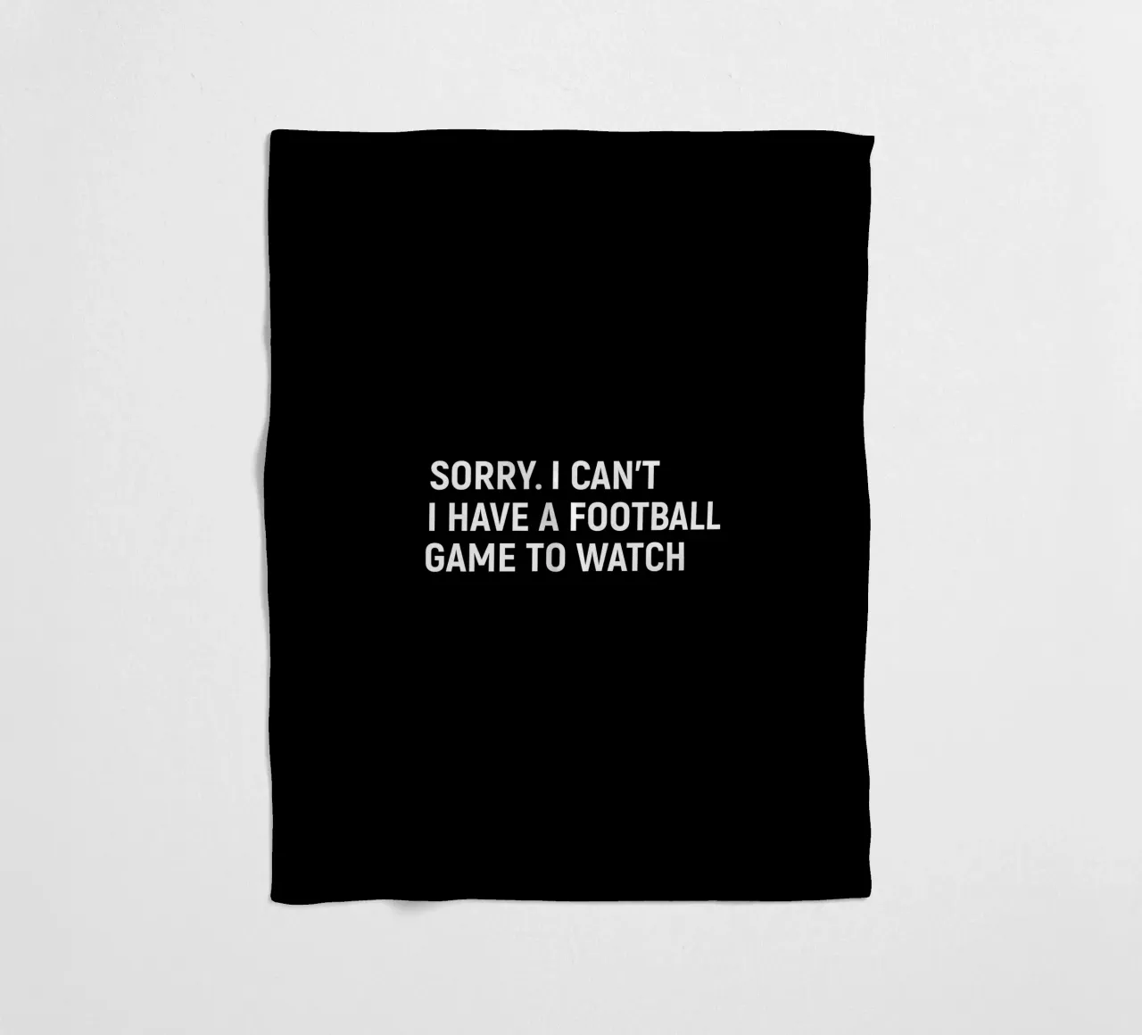 Sorry. I can't. I have a football game to watch coperta in pile da happieeagle