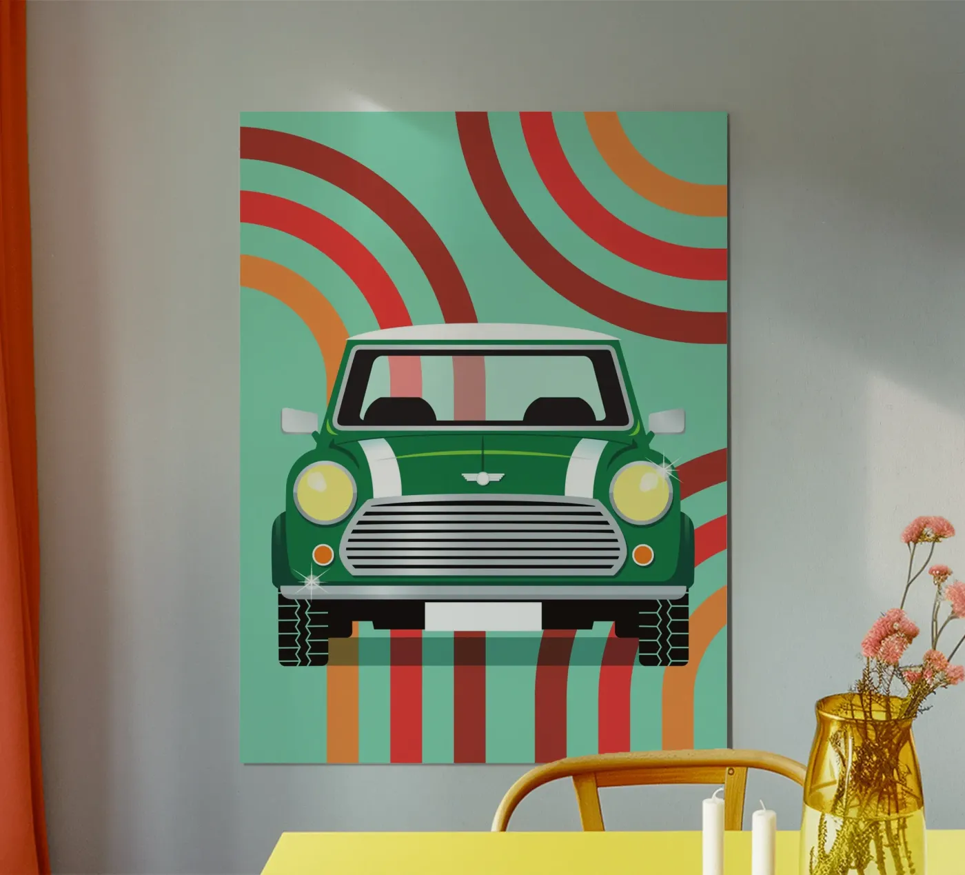 AUSTIN MINI Poster von Raphaël Delerue