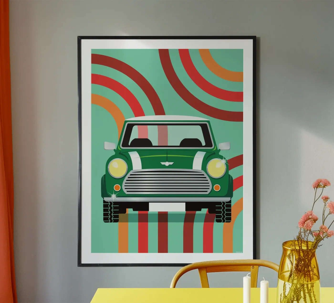 AUSTIN MINI Poster von Raphaël Delerue
