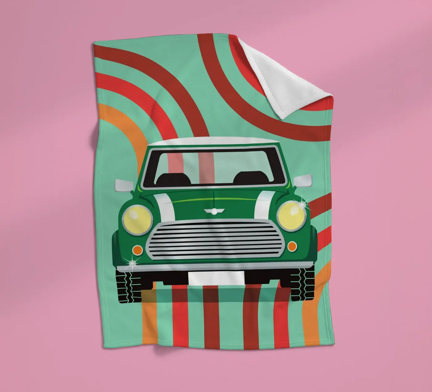 AUSTIN MINI fleece blanket by Raphaël Delerue