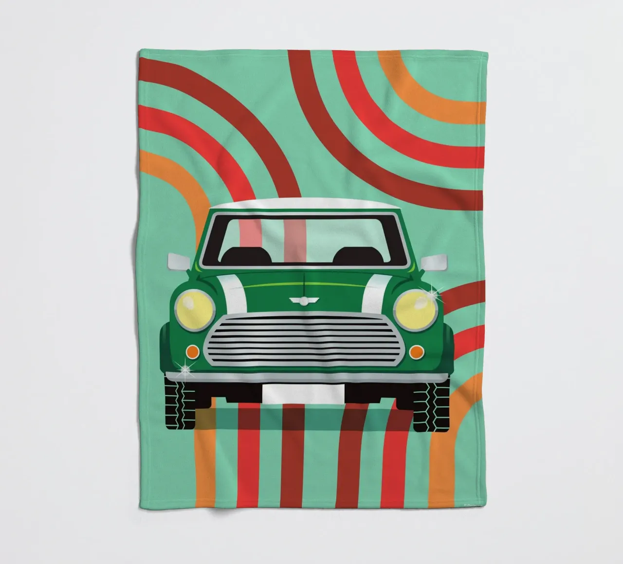 AUSTIN MINI fleecedeken van Raphaël Delerue