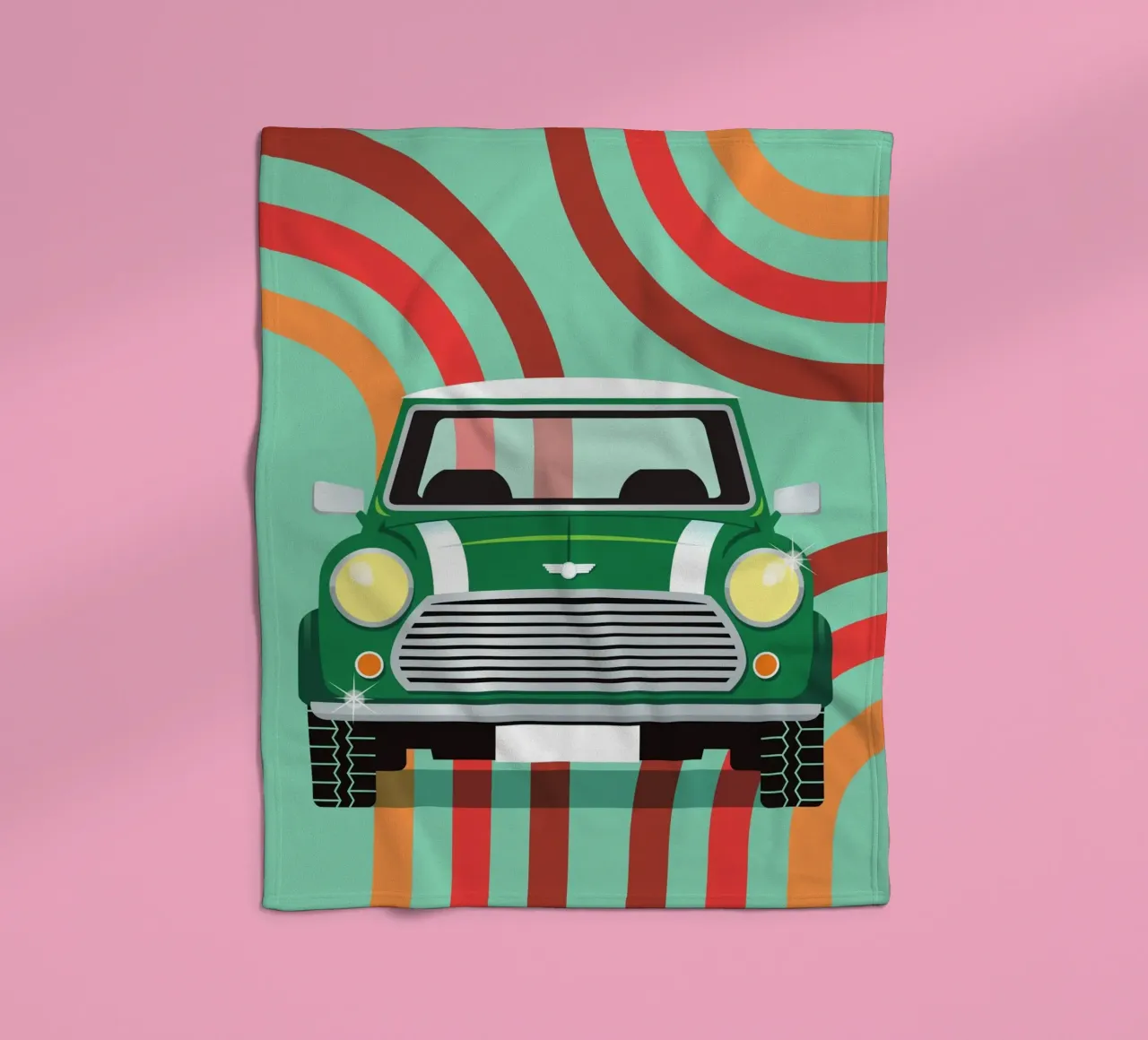 AUSTIN MINI fleecedeken van Raphaël Delerue