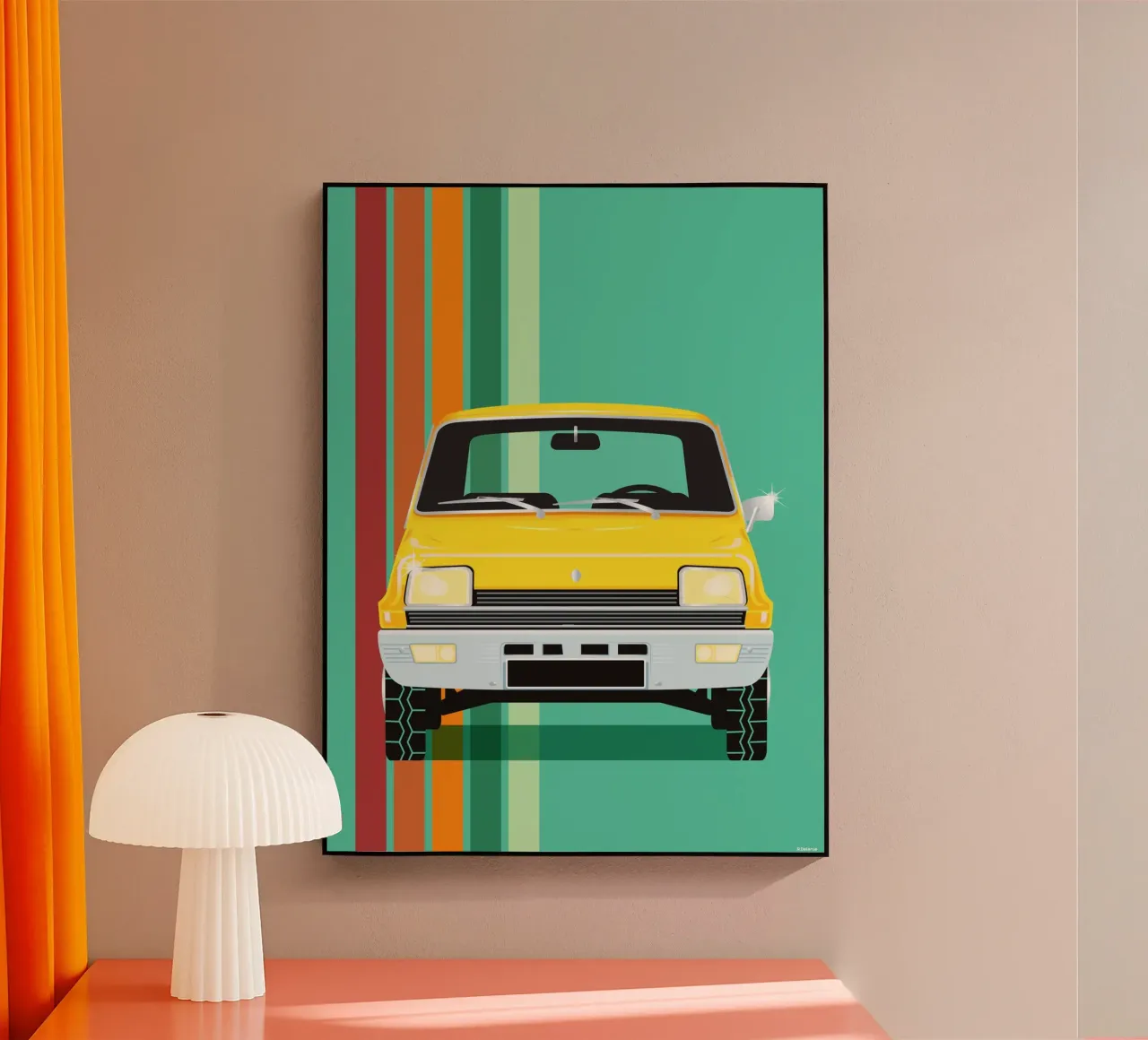 RENAULT 5 acryl van Raphaël Delerue