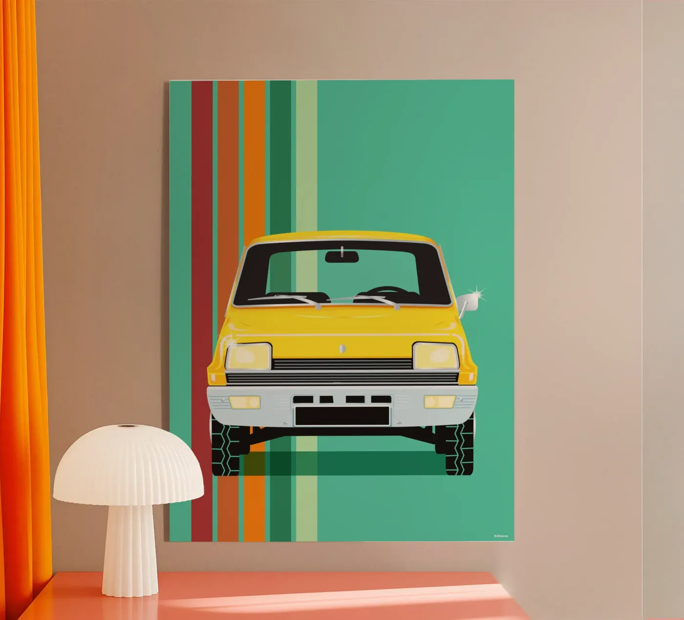 RENAULT 5 plexiglass da Raphaël Delerue