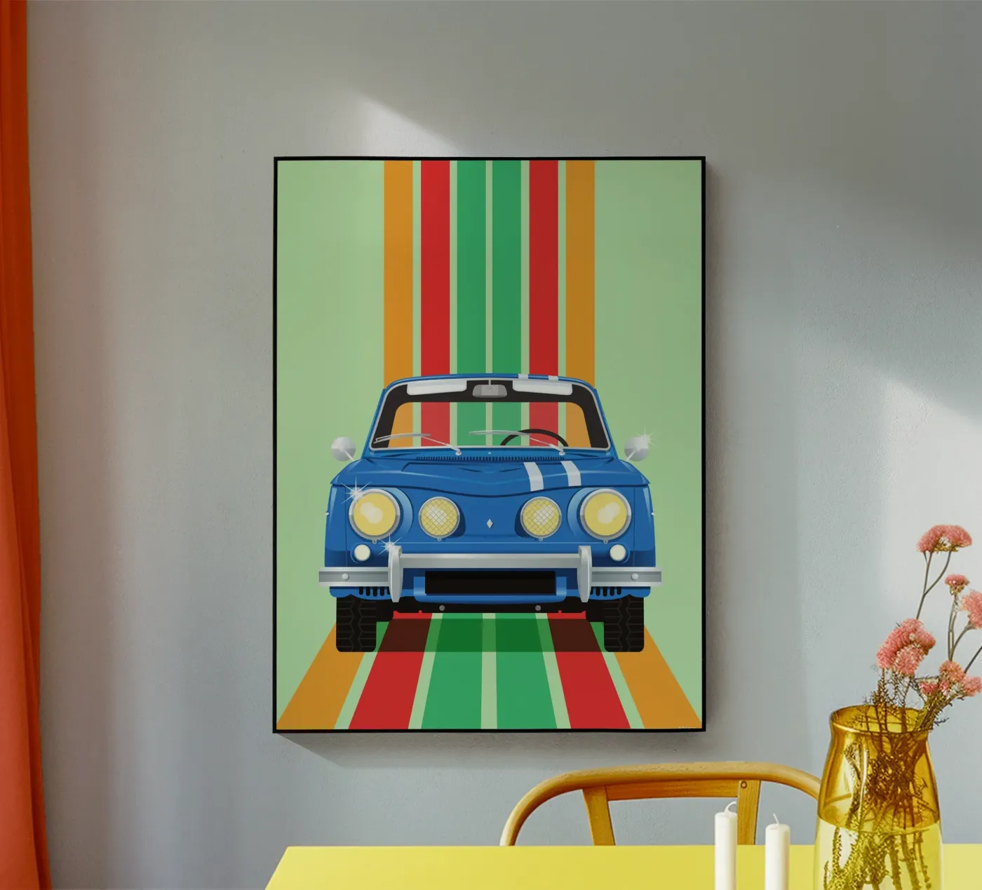 RENAULT 8 plexiglas de Raphaël Delerue
