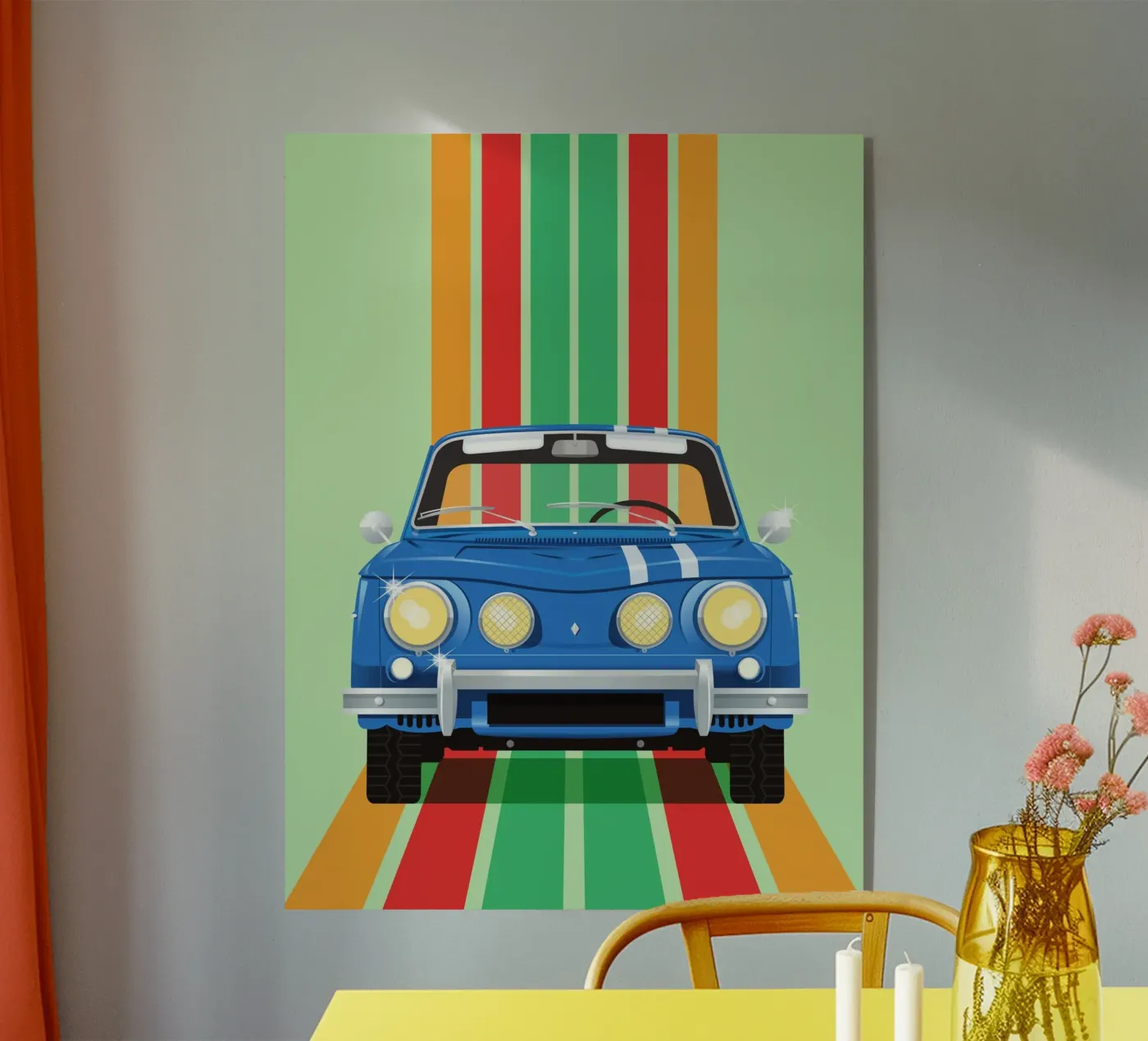 RENAULT 8 plexiglas de Raphaël Delerue