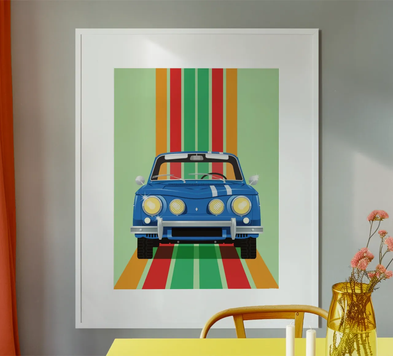 RENAULT 8 poster da Raphaël Delerue