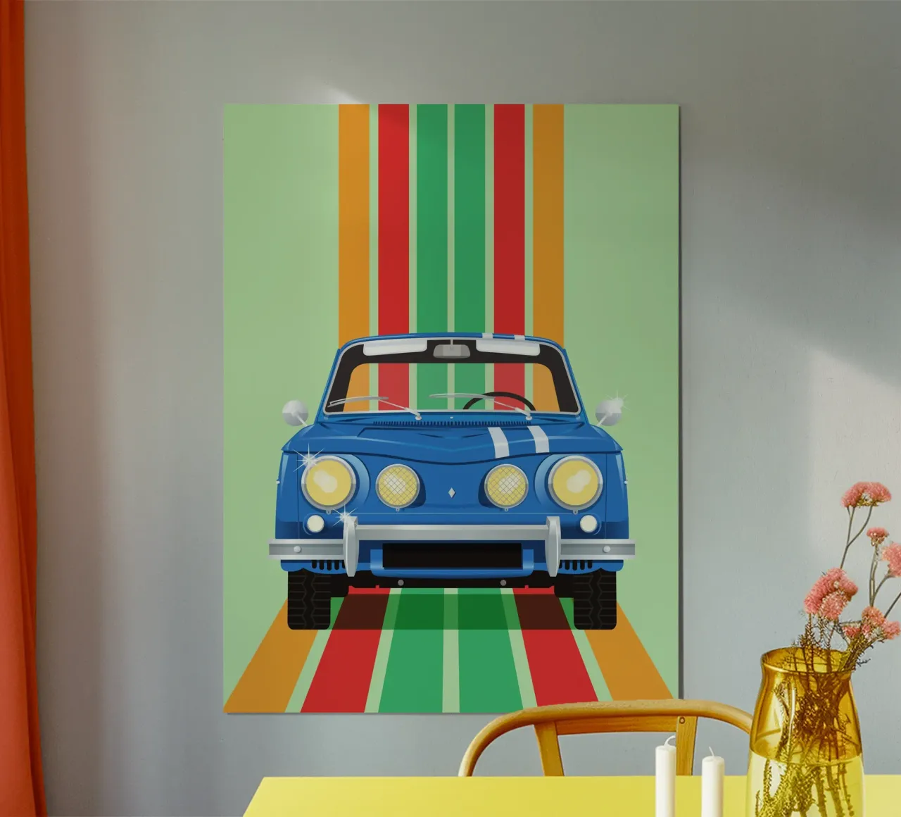 RENAULT 8 poster da Raphaël Delerue