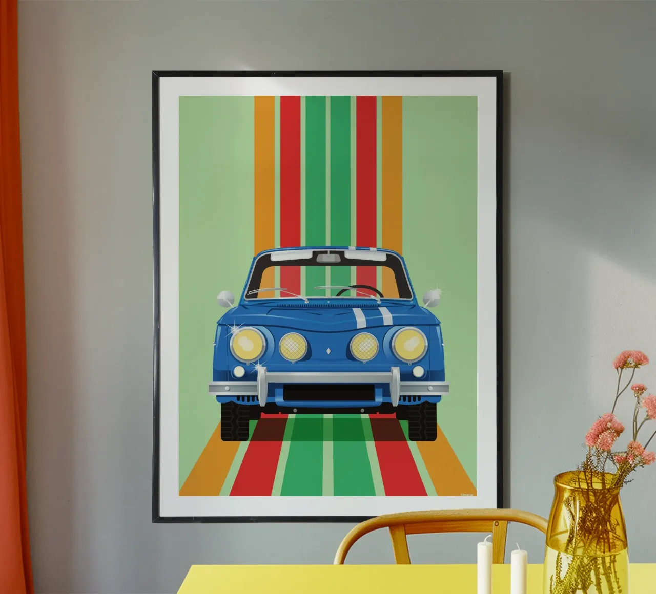 RENAULT 8 poster da Raphaël Delerue