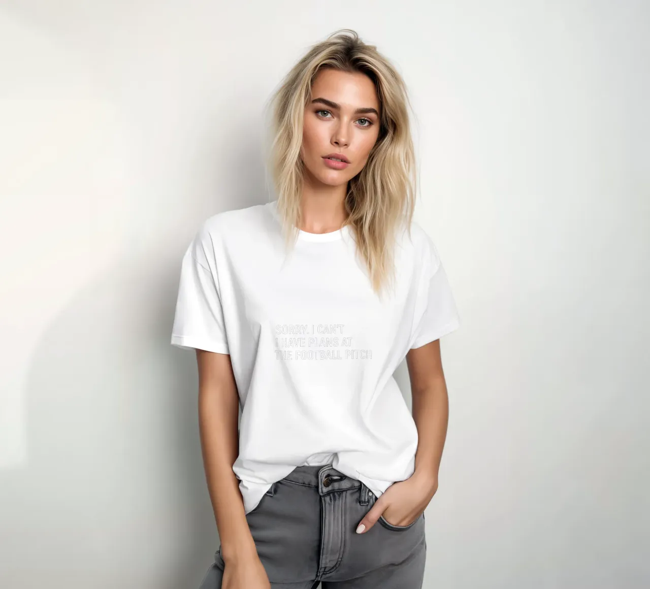 Sorry I can't. I have plans at the football pitch t-shirt da happieeagle