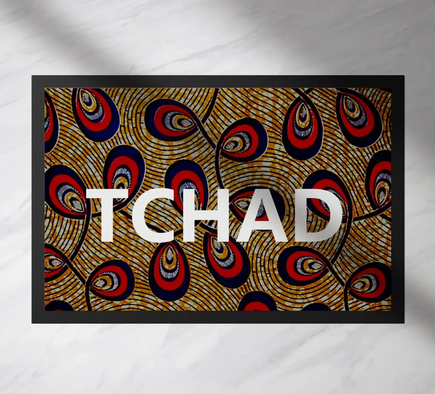 Tchad doormat by Mathudace Créas