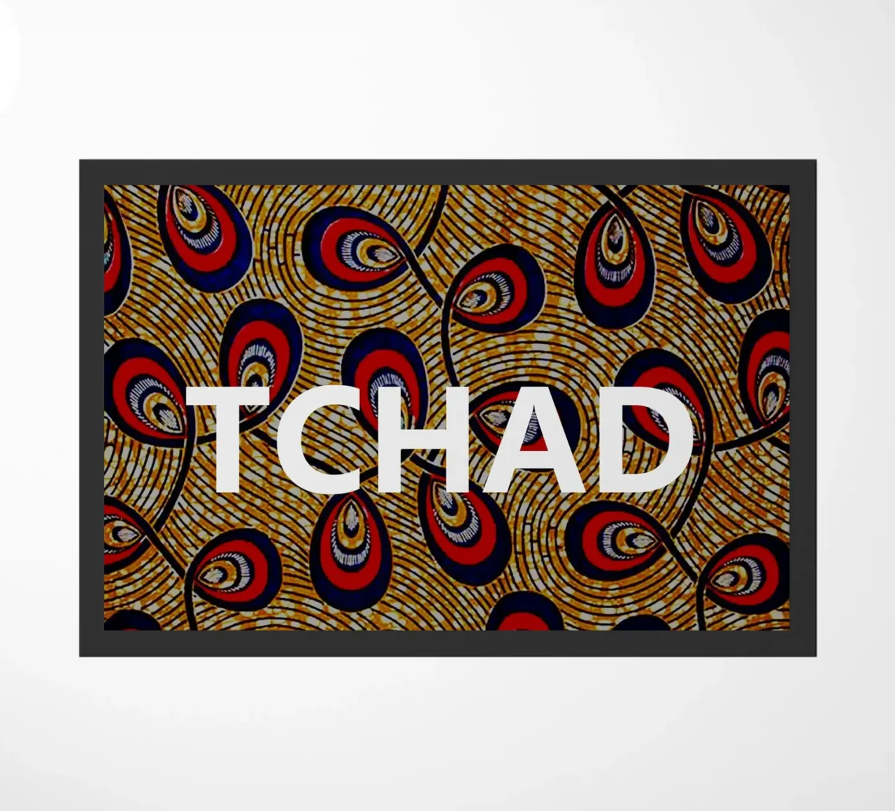 Tchad doormat by Mathudace Créas