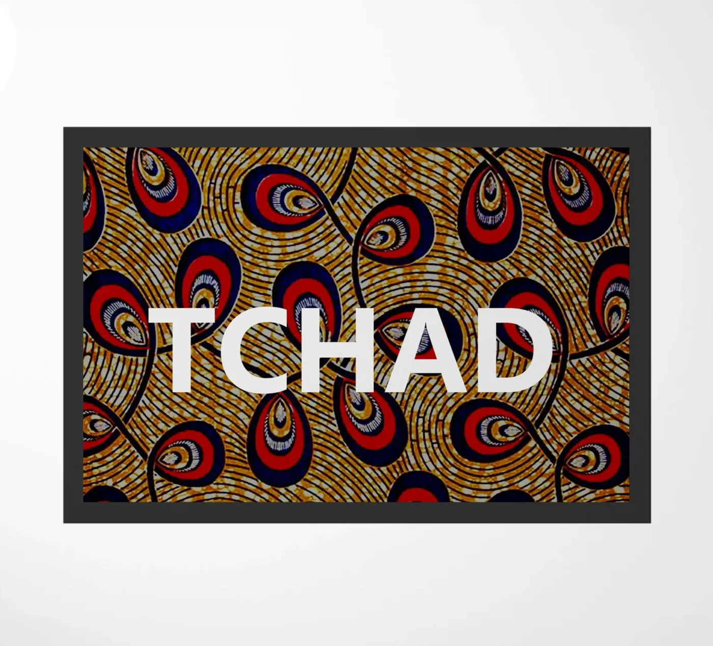 Tchad doormat by Mathudace Créas