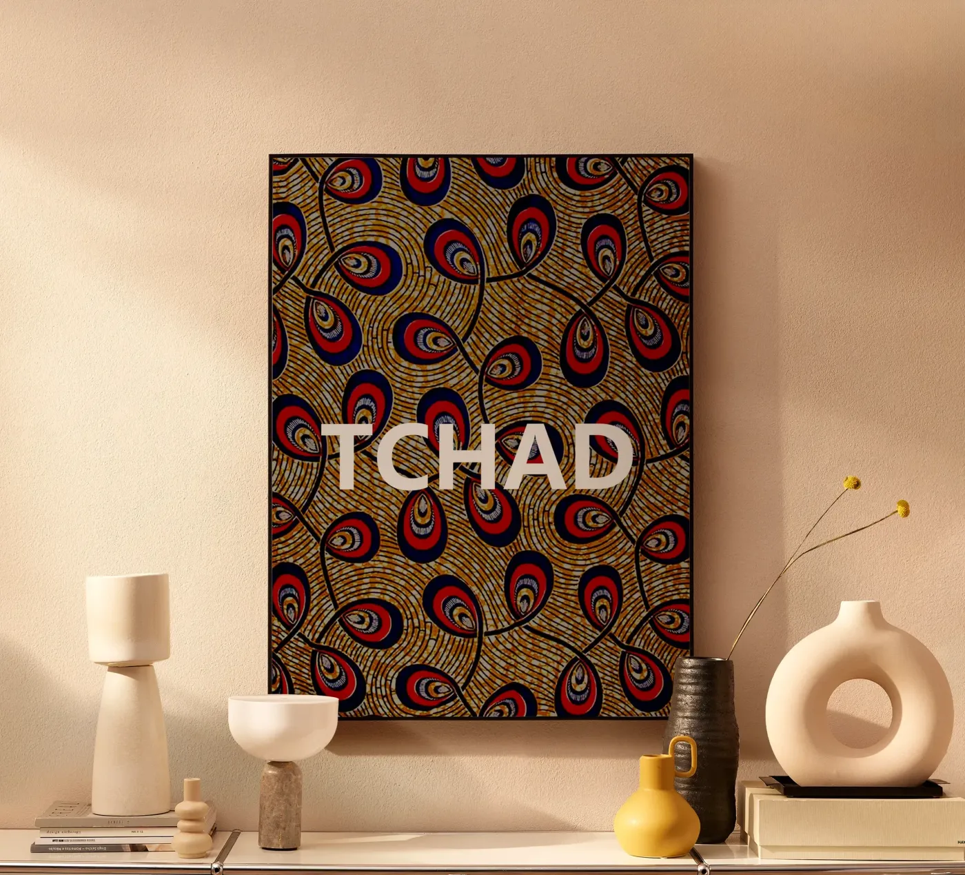 Tchad acrylic glass by Mathudace Créas