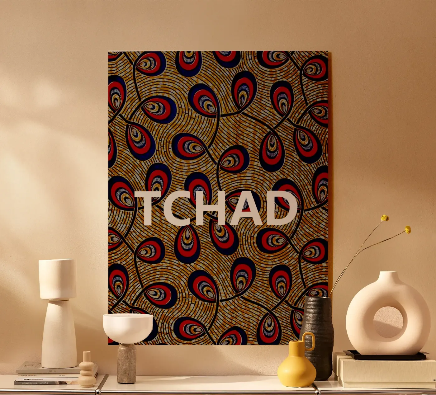 Tchad acrylic glass by Mathudace Créas