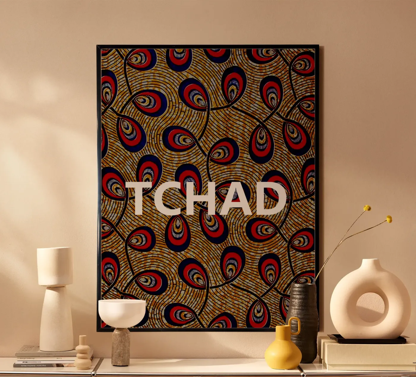 Tchad poster by Mathudace Créas
