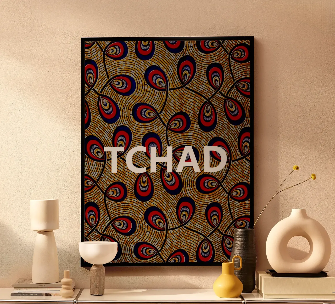 Tchad poster by Mathudace Créas