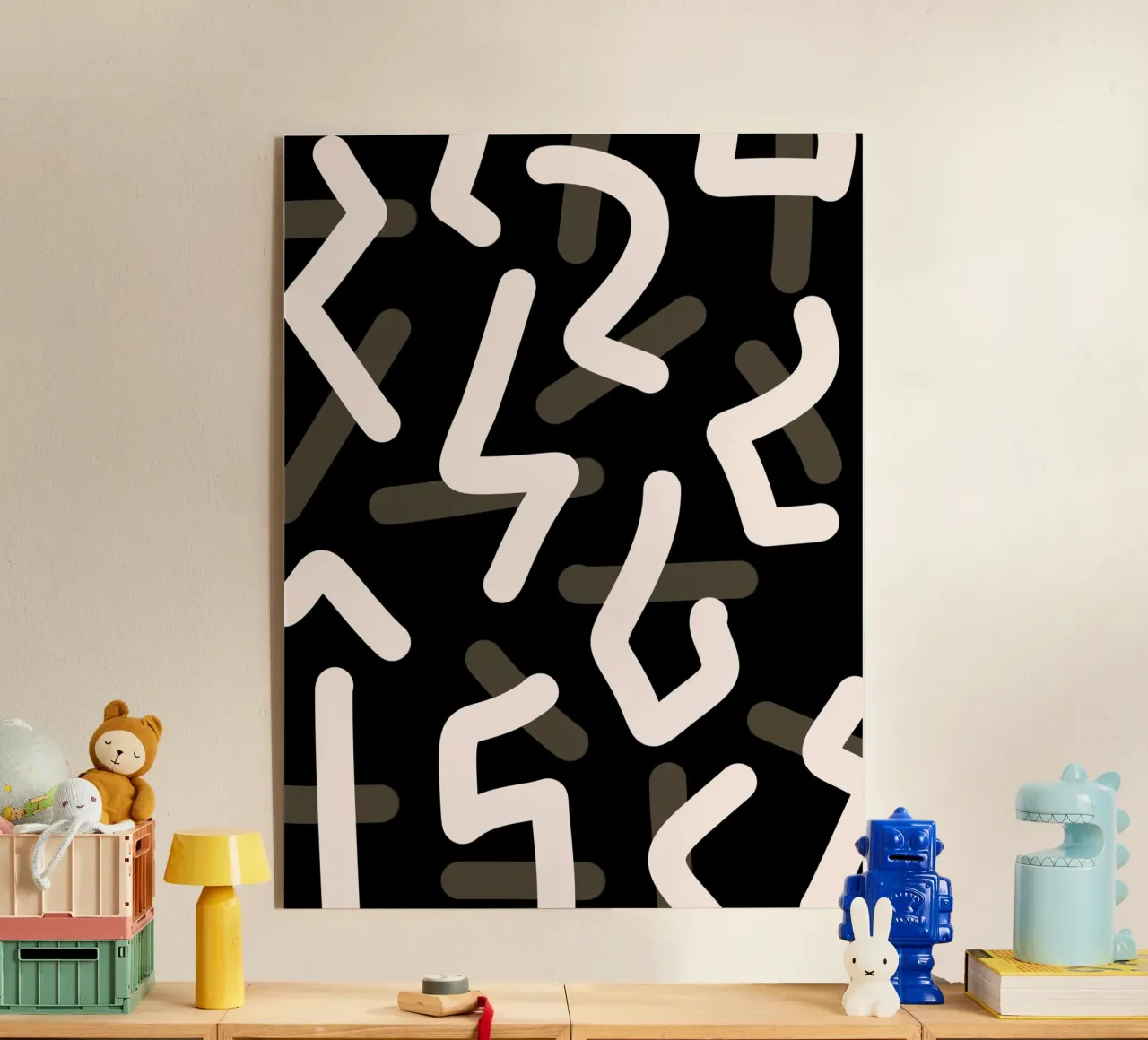 Vivid Interplay Acryl-Glas von Mathudace Créas