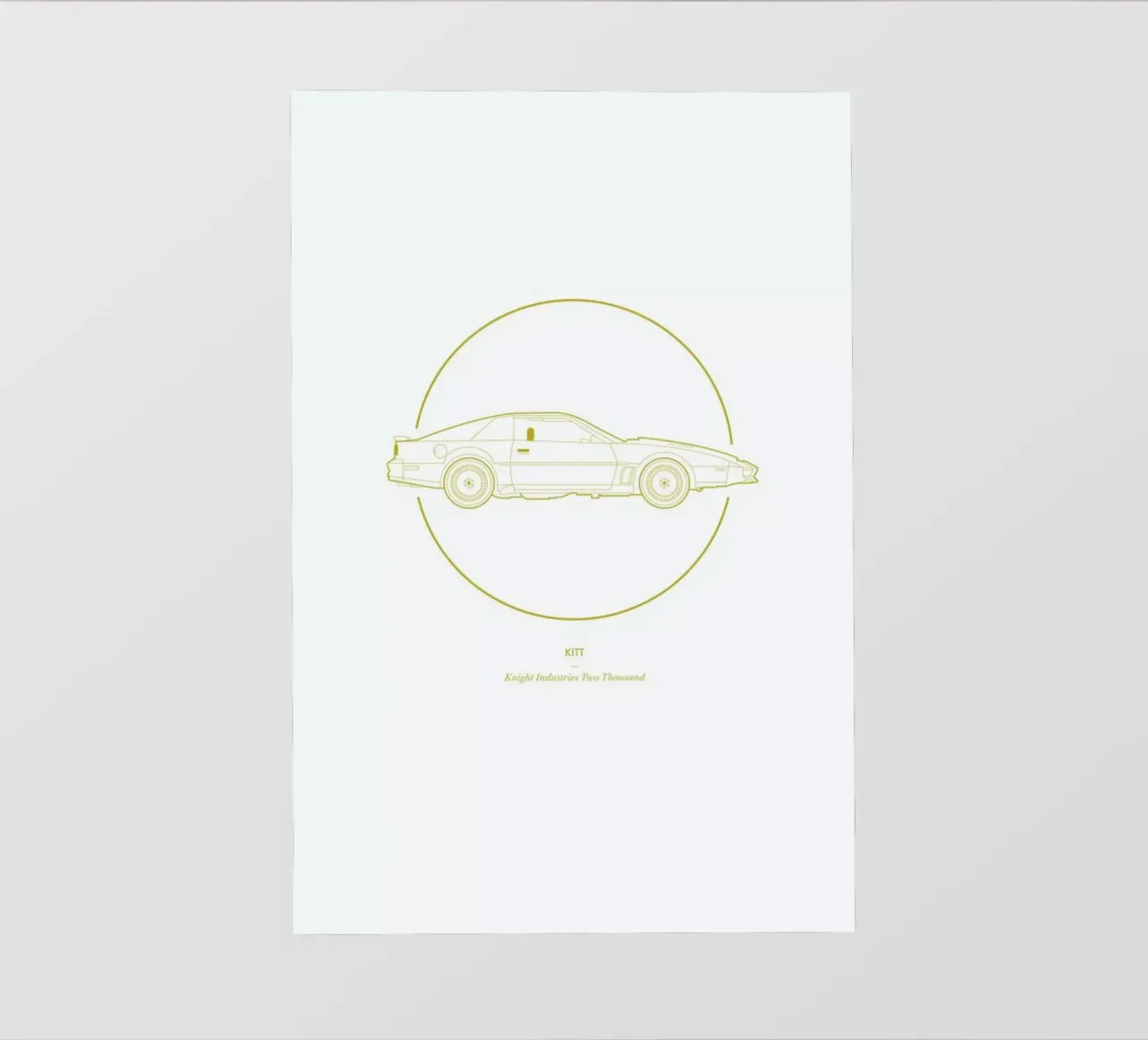 KITT pellicola backlit da Dean Smith
