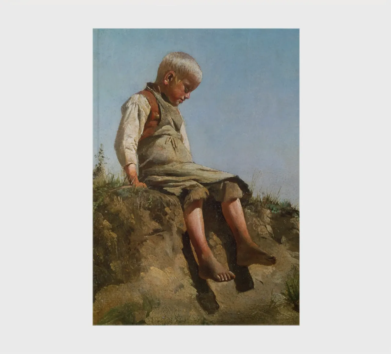 Franz von Lenbach - Boy in the sun notebook by ARTOTHEK