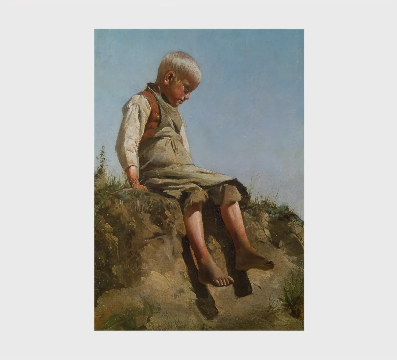 Franz von Lenbach - Boy in the sun notebook by ARTOTHEK