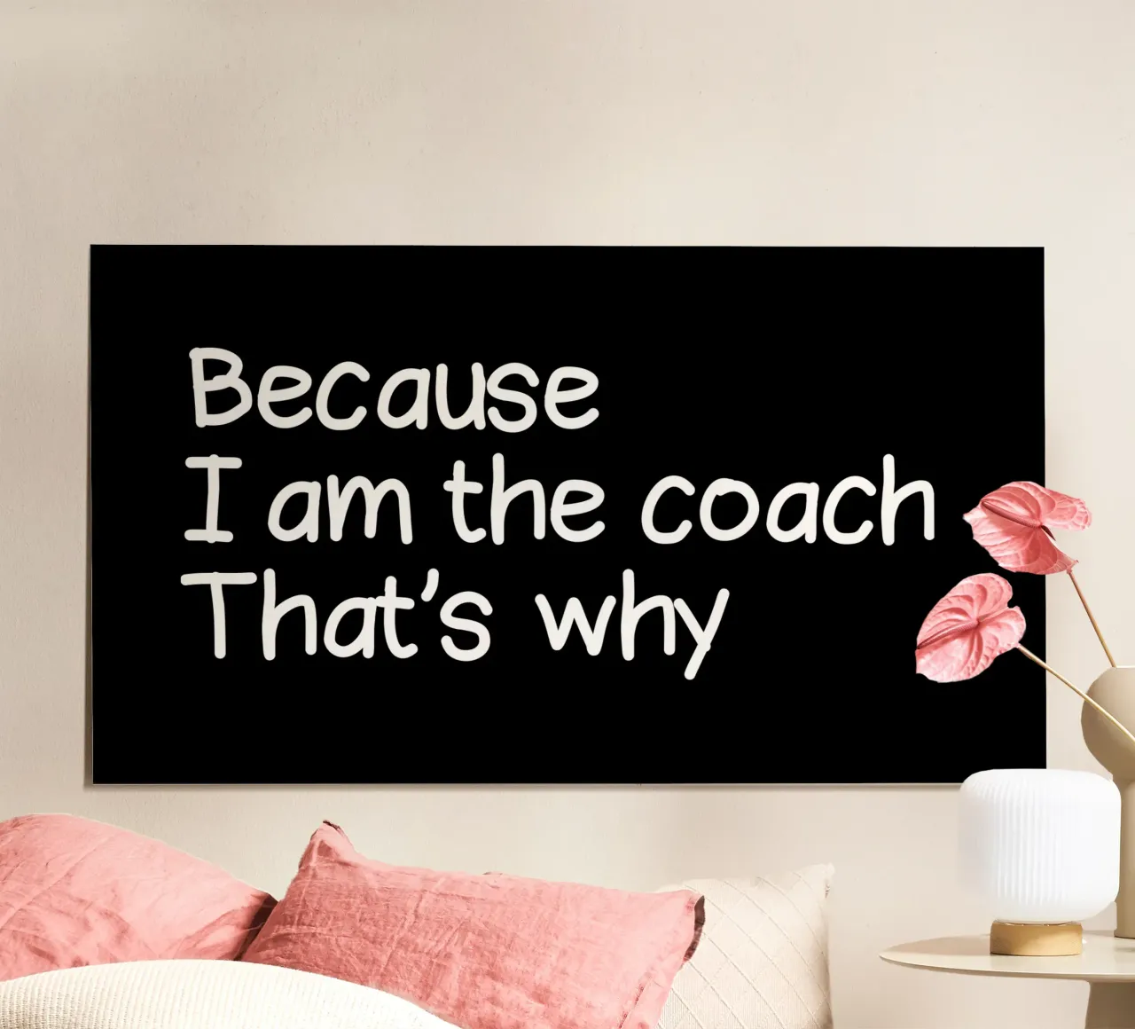 Because I'm the coach that's why carta hahnemühle da happieeagle