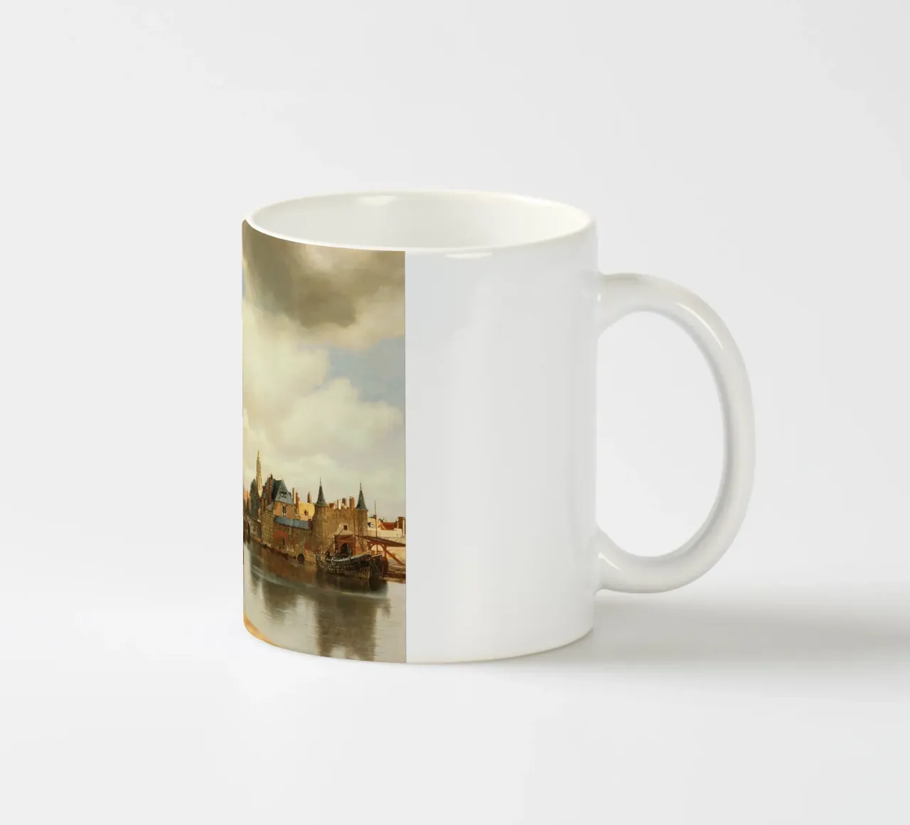 Vermeer - View of Delft keramische mok van ARTOTHEK