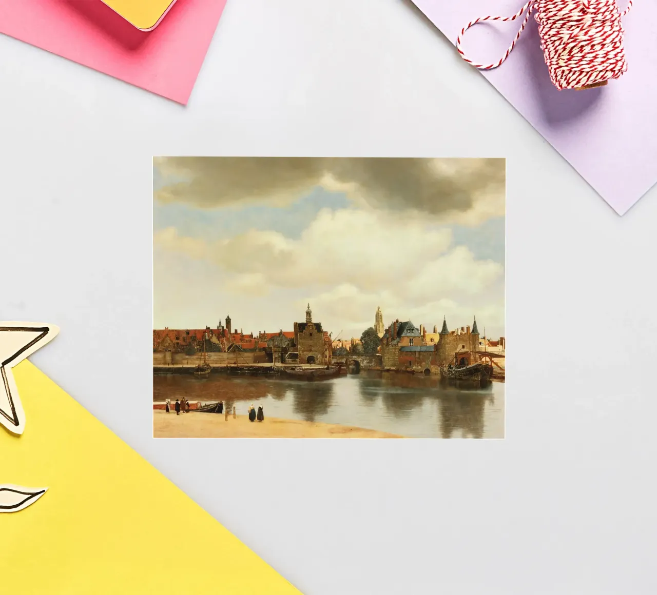 Vermeer - Vue de Delft autocollant de ARTOTHEK