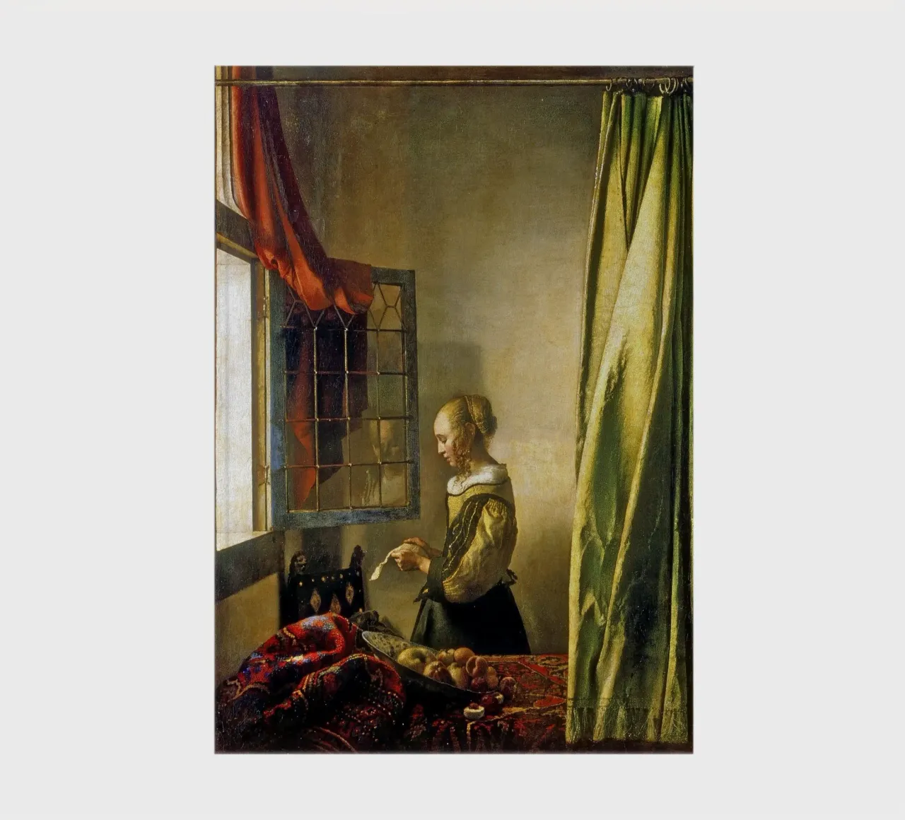 Vermeer - Girl at a Window Reading a Letter notebook by ARTOTHEK
