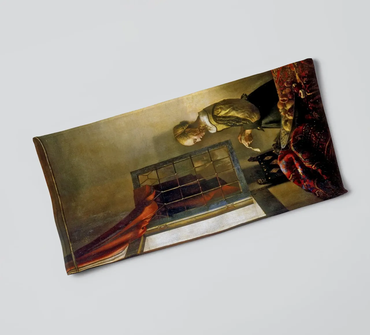 Vermeer - Jeune fille à la fenêtre lisant une lettre serviette de bain de ARTOTHEK