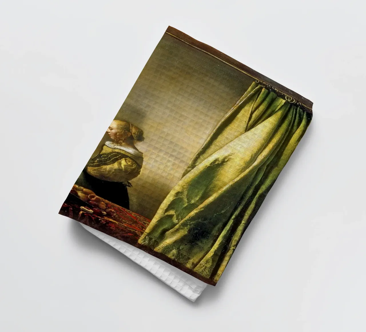 Vermeer - Jeune fille à la fenêtre lisant une lettre torchon de ARTOTHEK