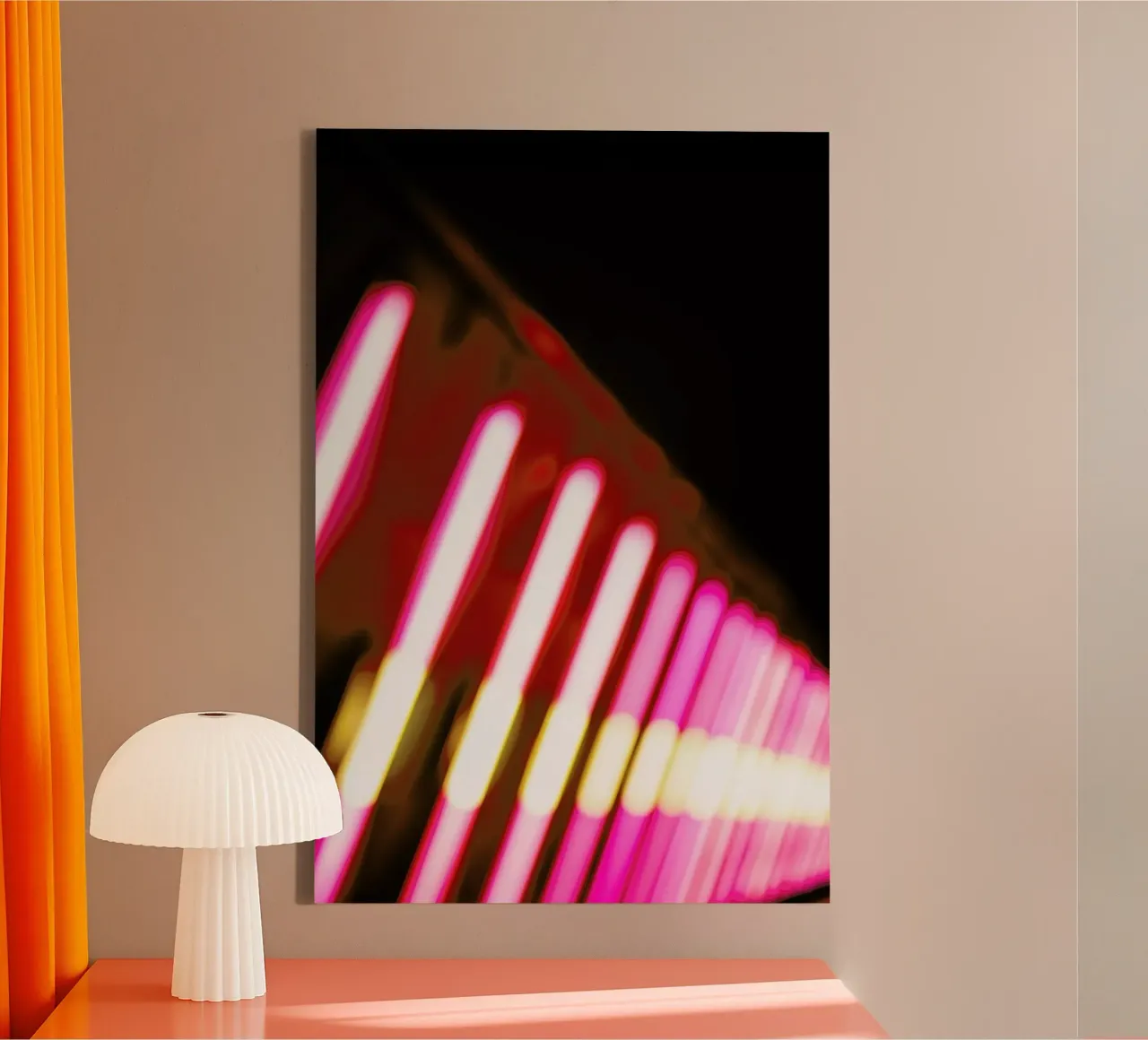 Light 1 tela con Cornice a cassetta da Flo Klein
