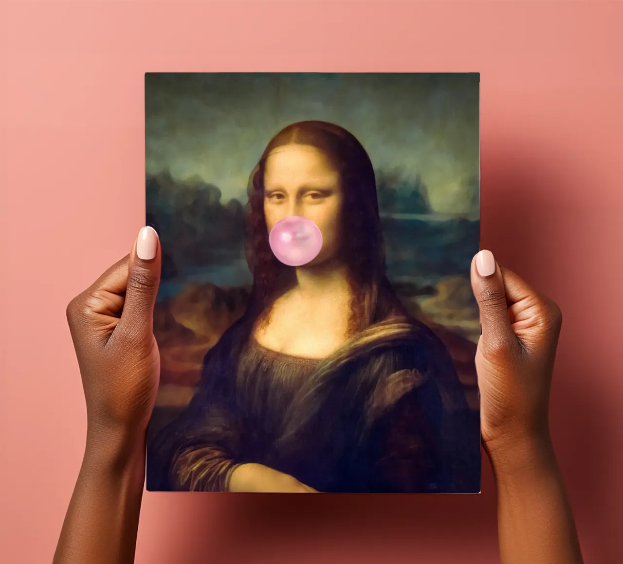 Mona Lisa Bubble Gum sticker sheet by Taudalpoi