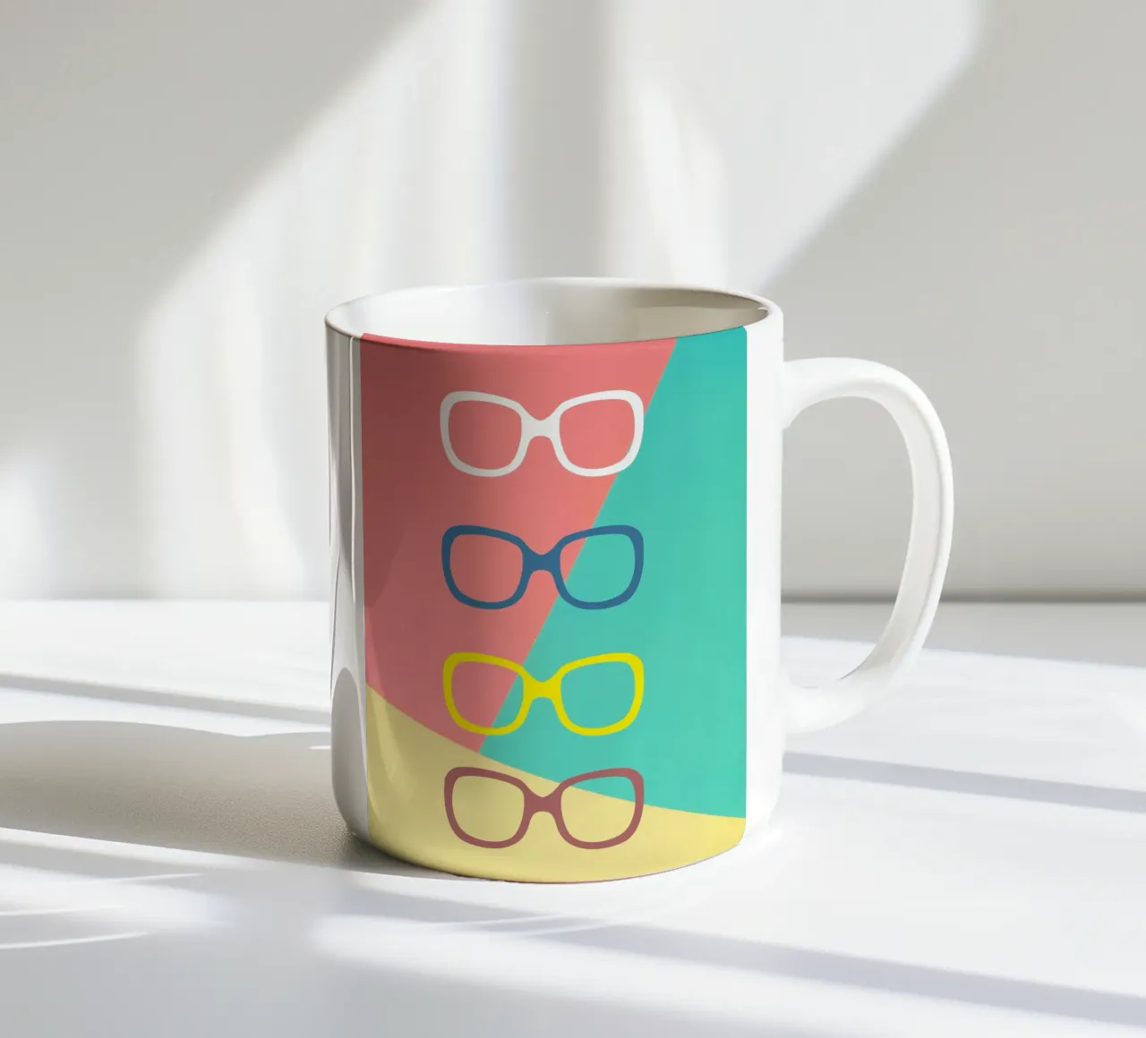 Color Glasses taza de cerámica de Mathudace Créas