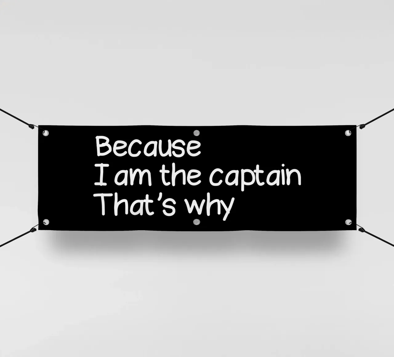 Because I'm the captain that's why telo in pvc da happieeagle