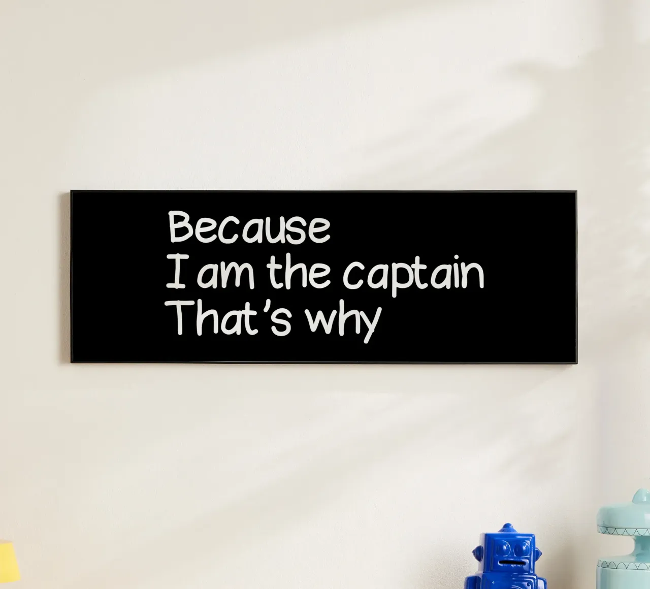 Because I'm the captain that's why alluminio dibond da happieeagle