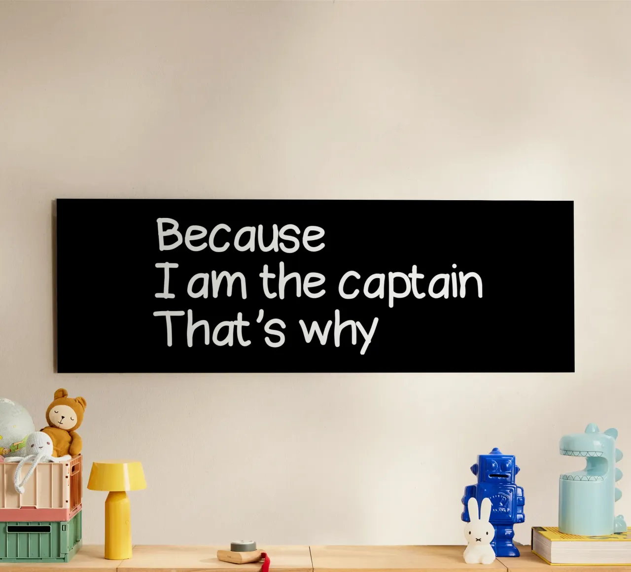 Because I'm the captain that's why alluminio dibond da happieeagle