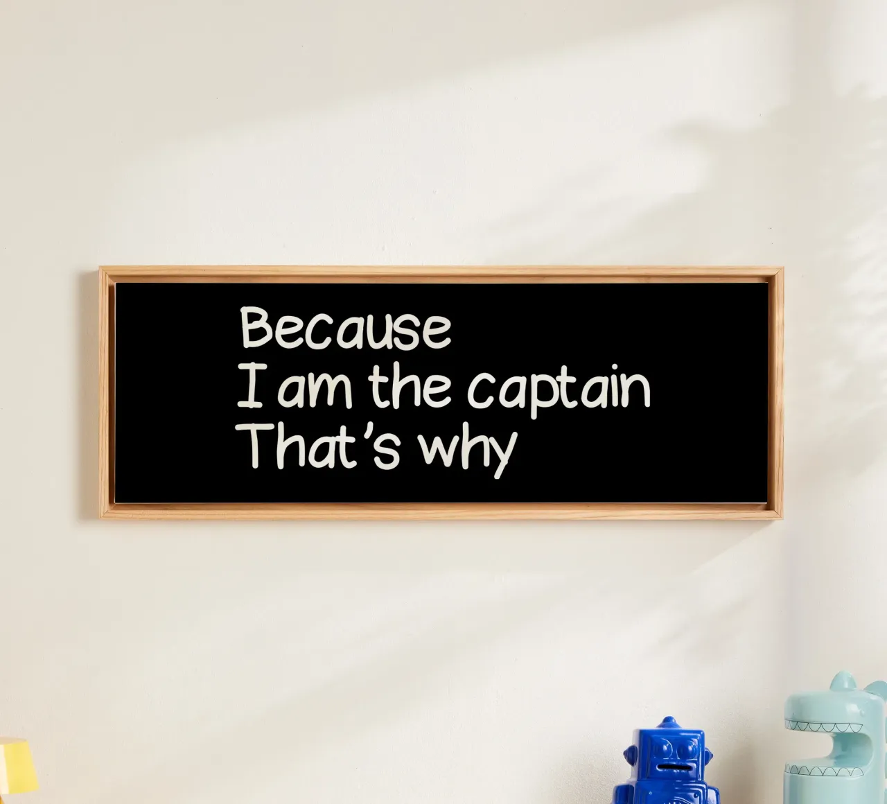 Because I'm the captain that's why canvas by happieeagle