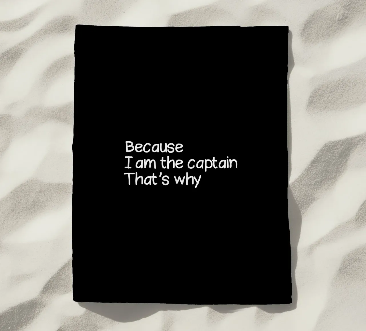 Because I'm the captain that's why telo mare da happieeagle