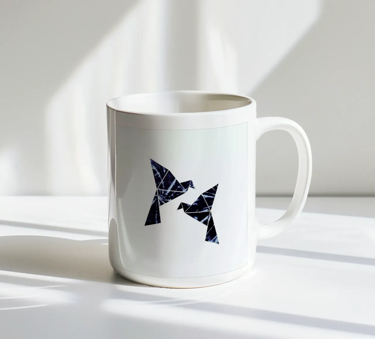 Batik Vögel tazza in ceramica da XOXO Arte