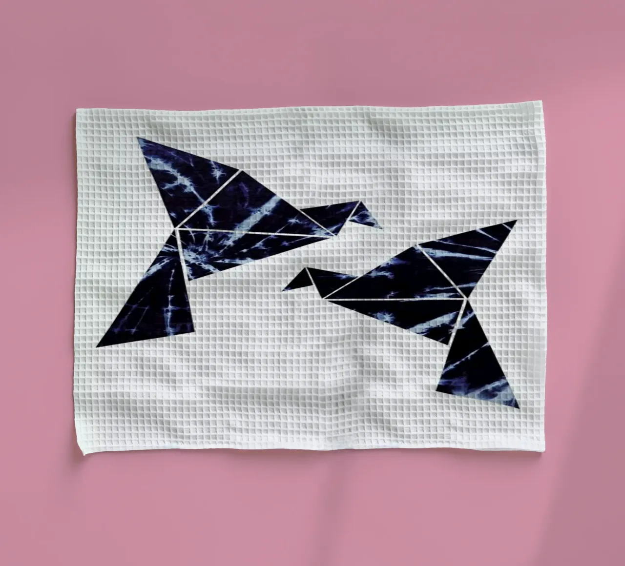Batik Vögel canovaccio da cucina da XOXO Arte