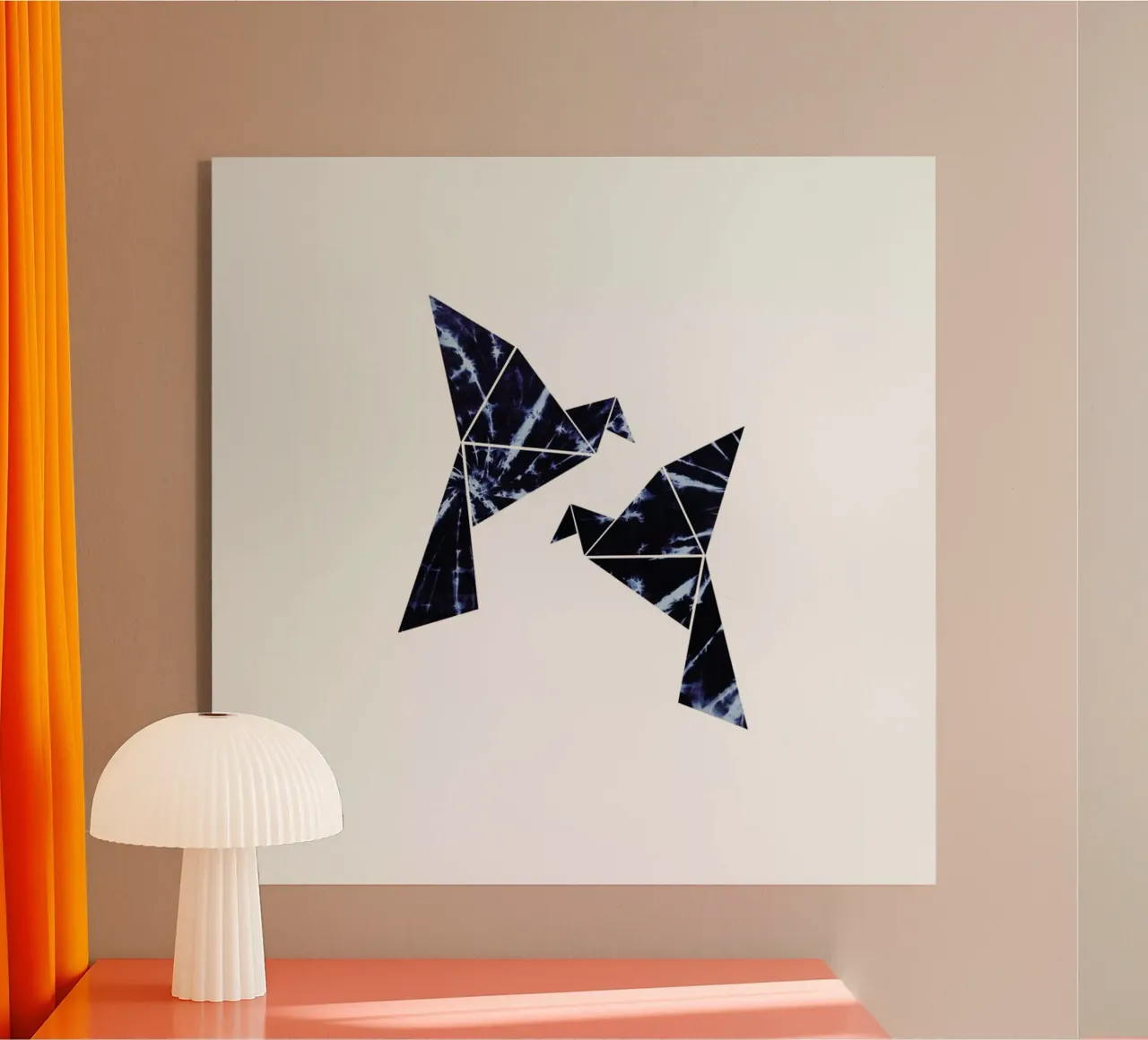 Batik Vögel plexiglass da XOXO Arte