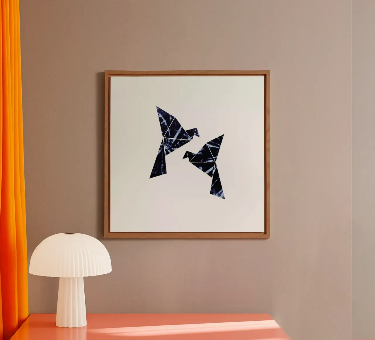 Batik Vögel alluminio dibond da XOXO Arte