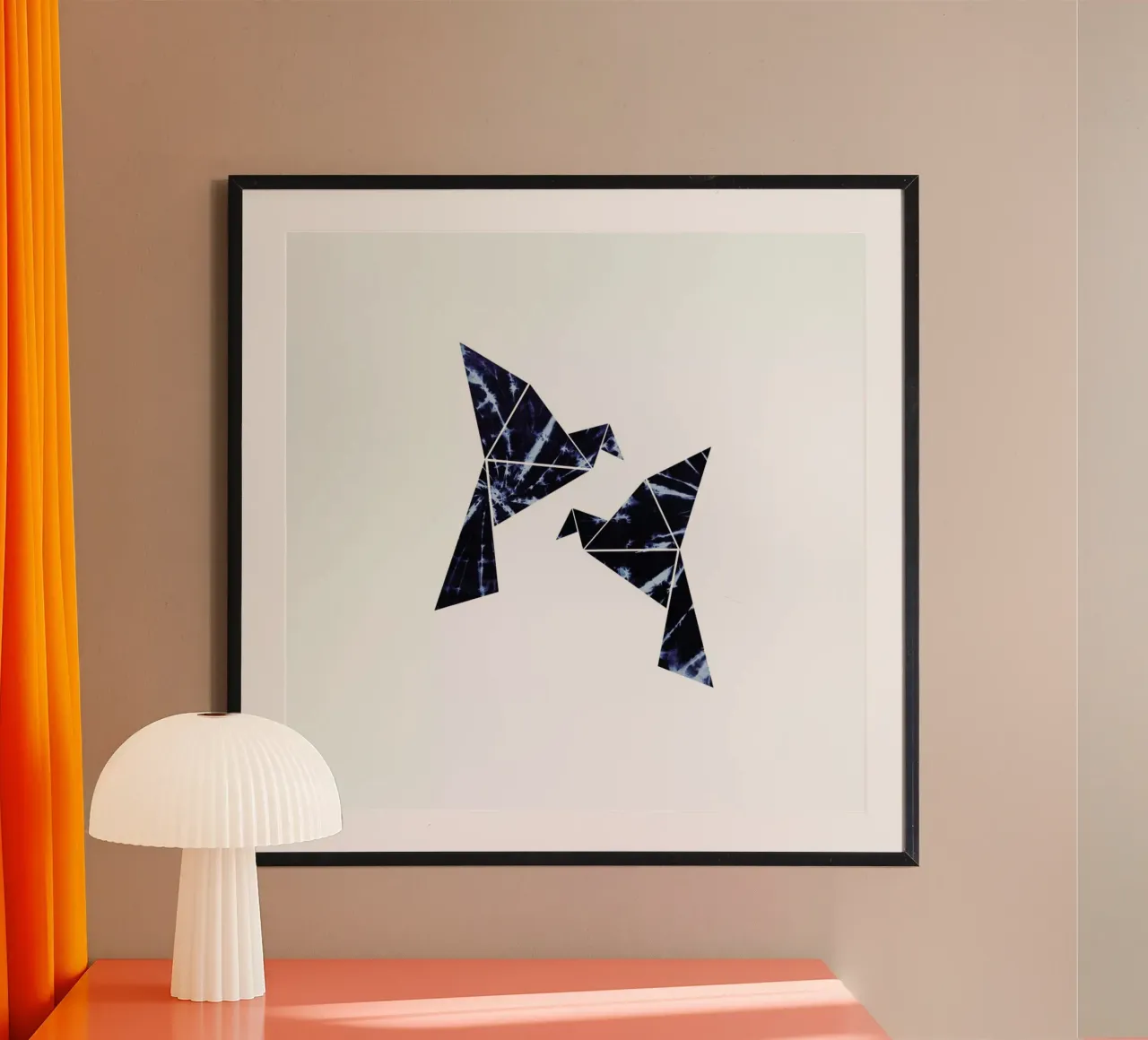Batik Vögel carta hahnemühle da XOXO Arte