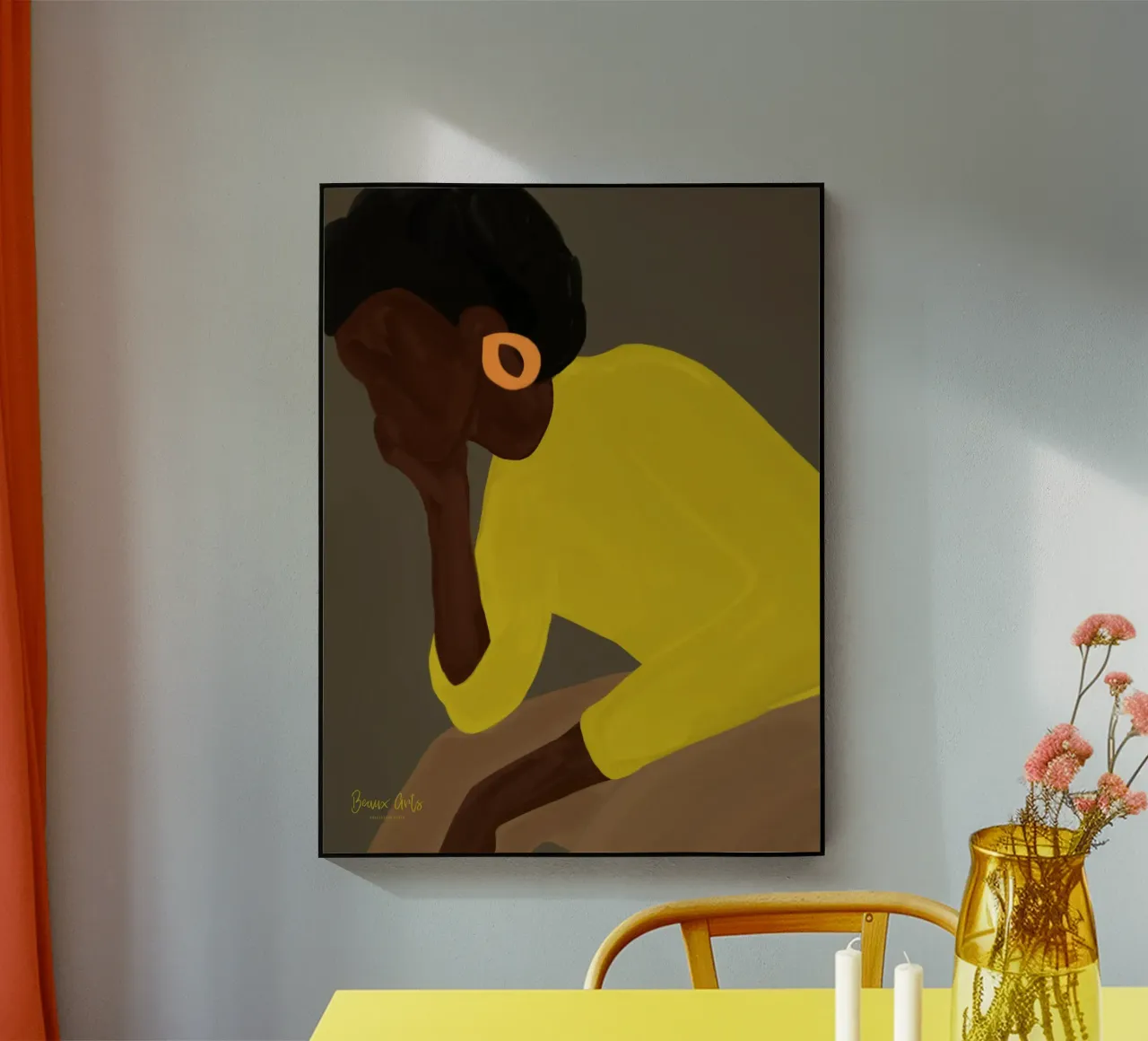 Afro Gora plexiglass da Mathudace Créas