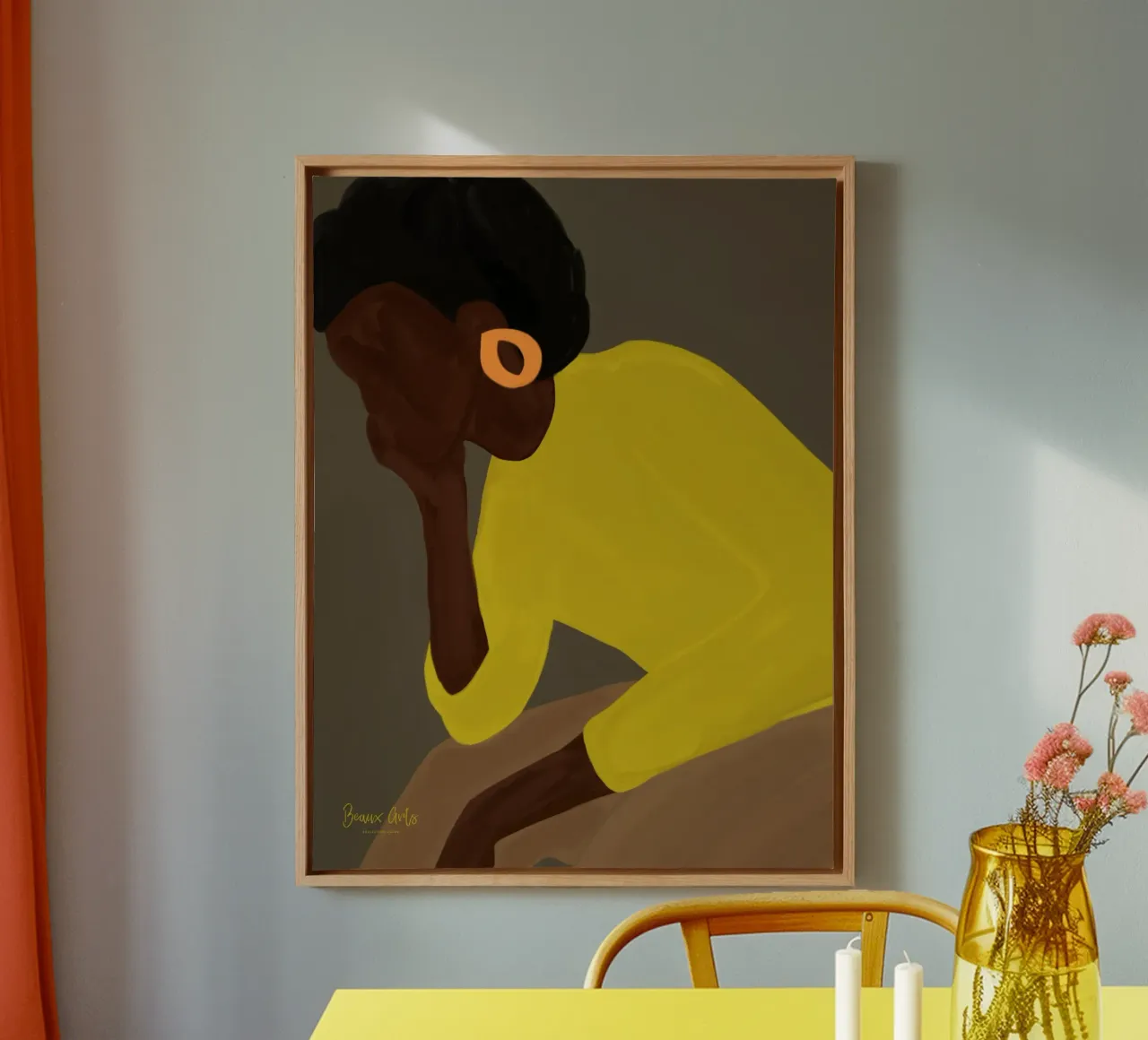 Afro Gora canvas by Mathudace Créas