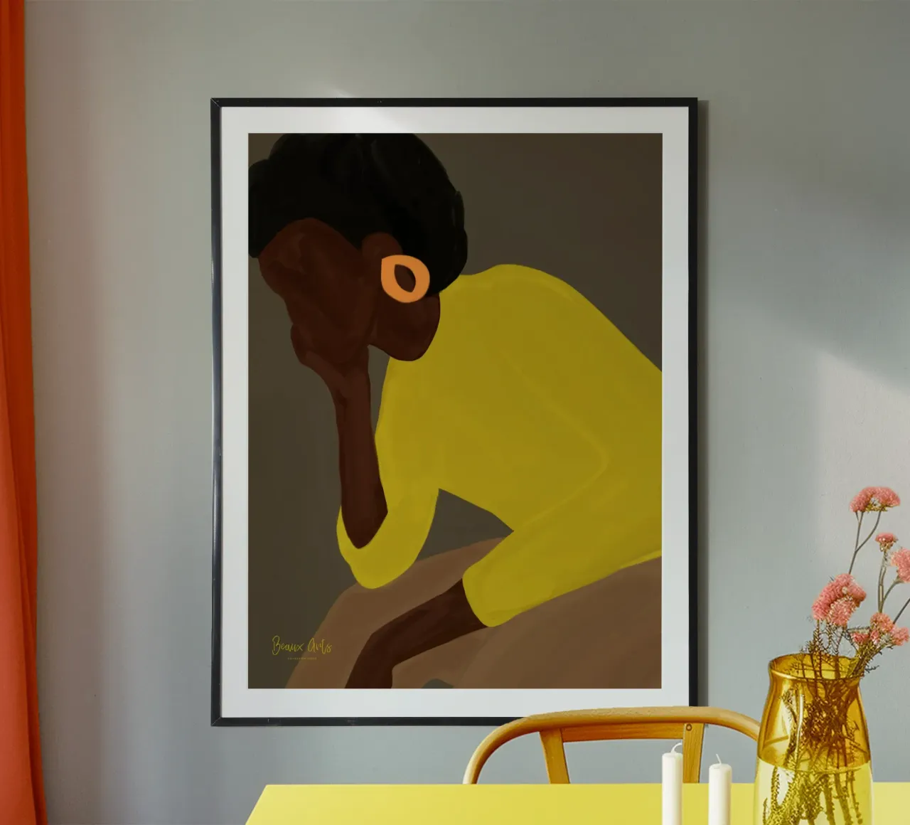 Afro Gora poster da Mathudace Créas