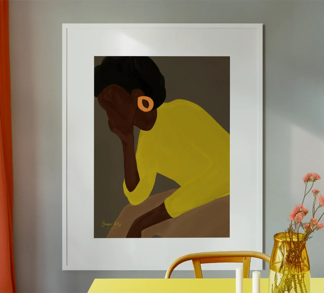 Afro Gora poster da Mathudace Créas