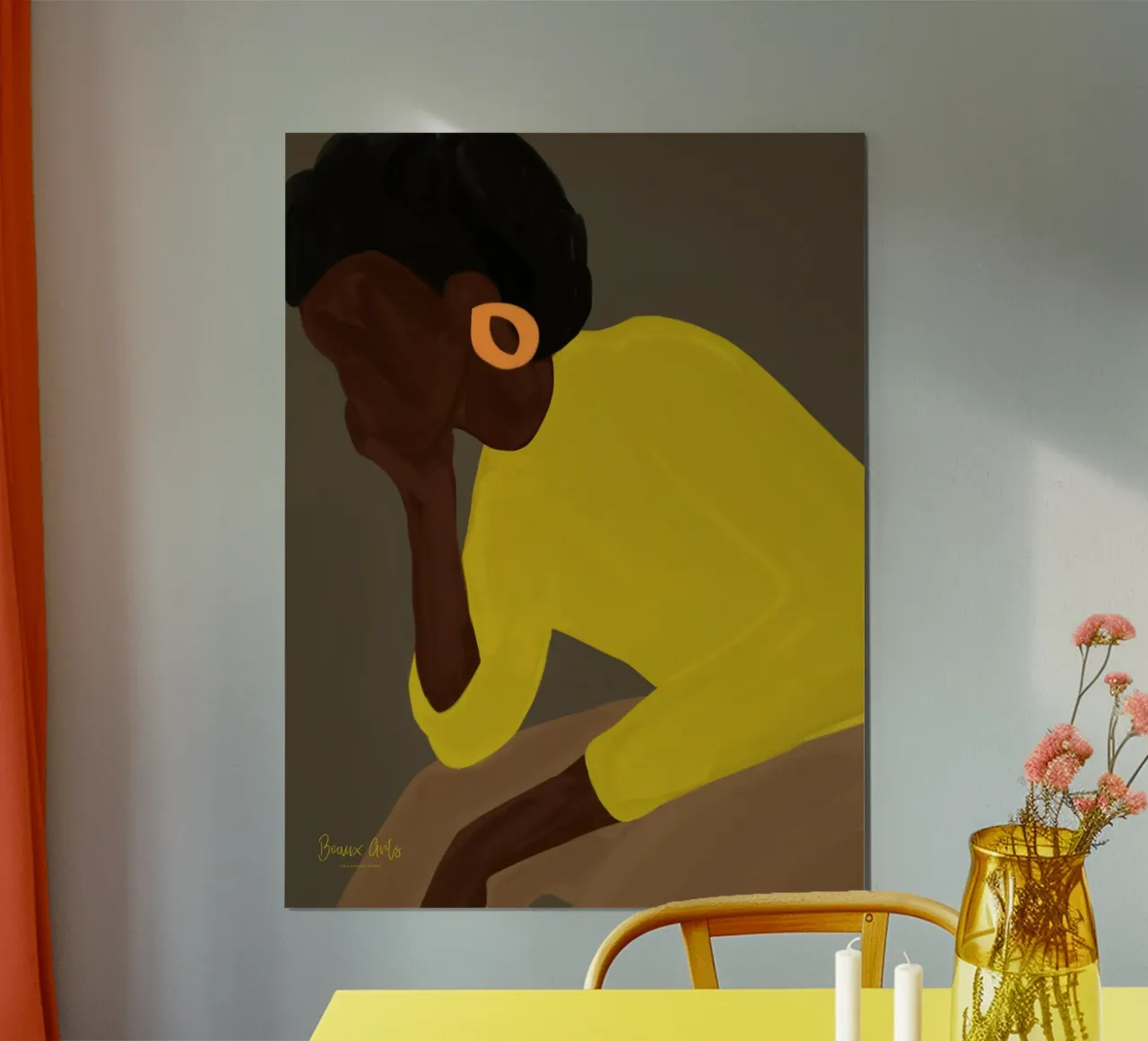 Afro Gora poster da Mathudace Créas