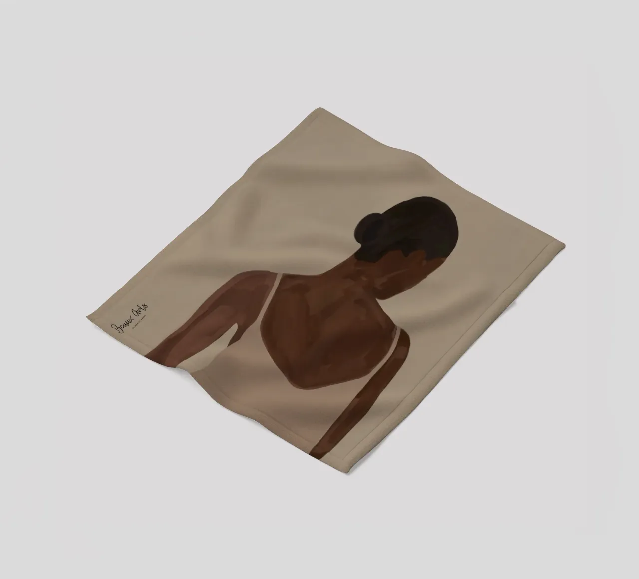 Afro Journey coperta in pile da Mathudace Créas